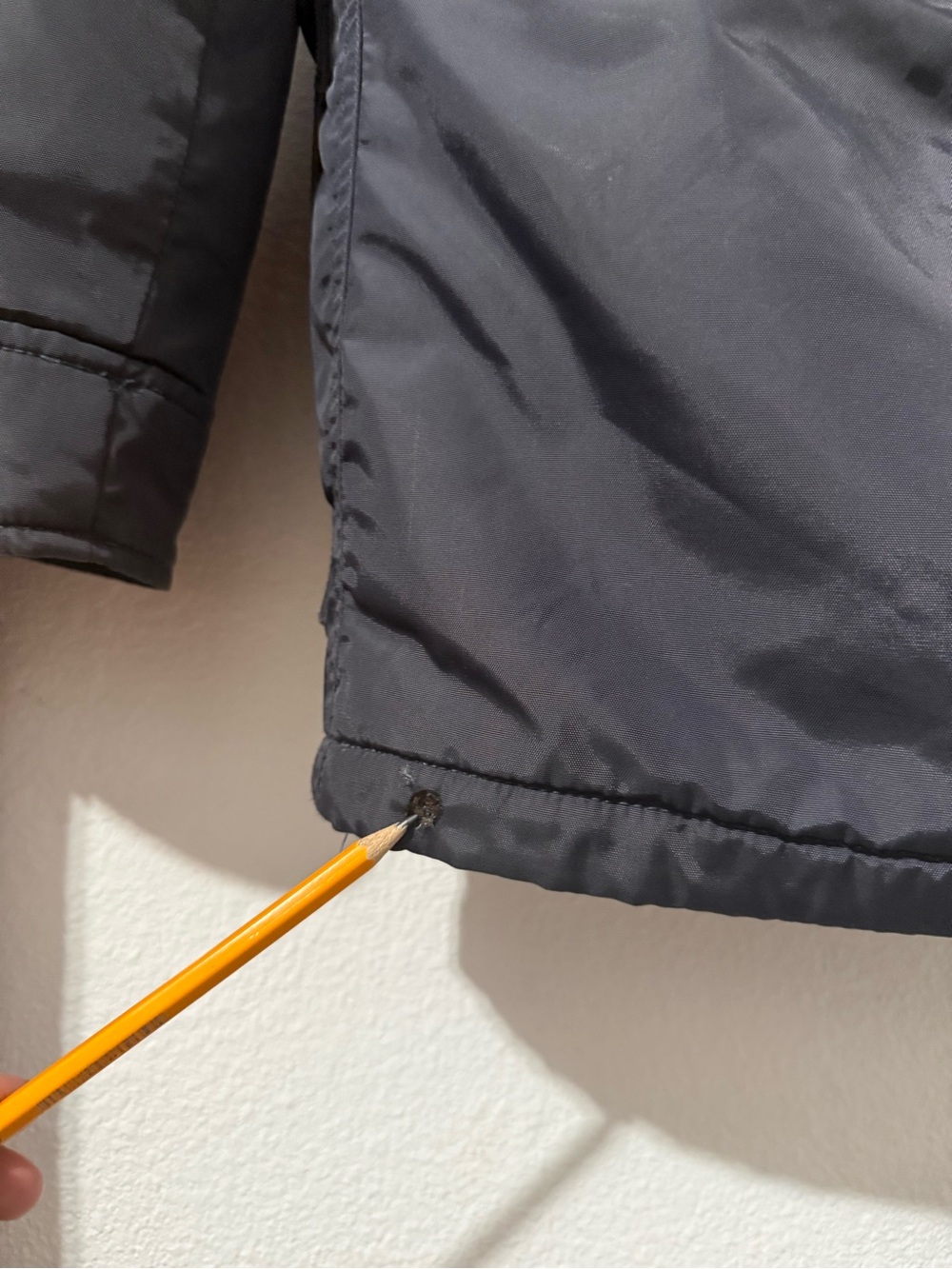 J. Crew jacket Hooded Parka in midnight Navy blue - Picture 7 of 16